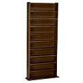 Hardwood DVD/CD Wall Unit - Espresso