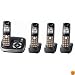 Panasonic KX-TG6534B DECT 6.0 PLUS Expandable Digital Cordless Answering System with 4 Handsets