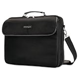 Kensington Products - Kensington - Simply Portable 30 Laptop Case, 15 3/4 x 3 x 13 1/2, Black - Sold As 1 Each - Versatile laptop computer case securely holds laptops with screens up to 15.6. - Exterior storage compartment with flap allows easy access to documents and other materials. - Organizational compartments protect accessories. - Easy to attach to roller bags. -