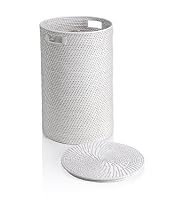 White Weave Laundry Basket