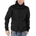 Fenchurch Mens Jirt Hooded Jacket Black