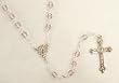 Pack of 8 June Amethyst Birthstone Glass Beads Rosaries 17.5"