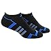 adidas Men's Climalite II No Show Socks (Pack of 2), Black/Bright Royal/Vista Grey, One Size
