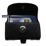 Horizontal Leather Case with Belt Clip/Loop for the Sanyo VM5500 / VM 5500