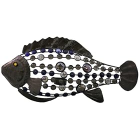 Infinity Instruments Sea Fish w/Glimmer Scales Candleholder