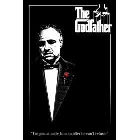 Godfather (Red Rose) Movie Poster Print - 24