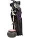 Witch Animated Life-Size with Misting Cauldron Halloween Decoration