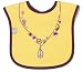 Frenchie Girls Fashion Jewelry Bib, Yellow
