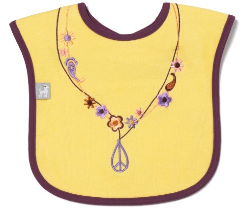 Frenchie Girls Fashion Jewelry Bib, Yellow