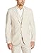 Cubavera Men's Linen Blend Jacket, Khaki, Medium