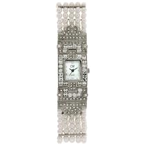 CW Collection Women's Deco Pearl Watch #WS0289-CZ-PRL