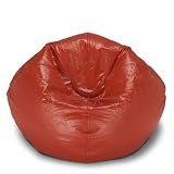 Ace Bayou ABC Life Style Furniture Large Bean Bag, Shiny Red