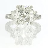 7.10ct Cushion Cut Diamond Engagement Anniversary Ring