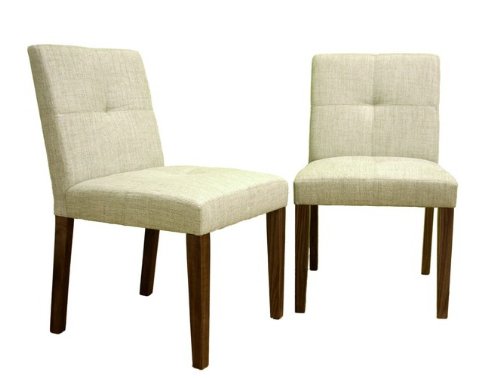 Set of 2 Parson Cream Finish