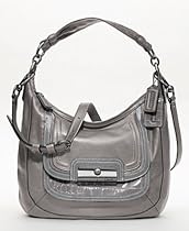 Coach Kristin Leather Spectator Shoulder Hobo Bag Purse Tote 18287 Grey