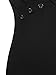 Ninedaily Women Tops Lapel V Neck Elegant Short Sleeve Blouse Black 2XL