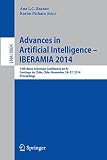 Advances in artificial intelligence -- IBERAMIA 2014 : 14th Ibero-American Conference on AI, Santiago de Chile, Chile, November 24-27, 2014 : proceedings