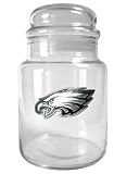 NFL Philadelphia Eagles 31-Ounce Glass Candy Jar - Primary Logo