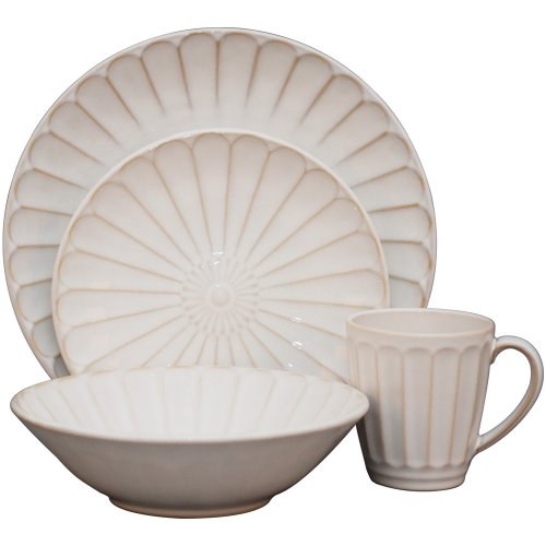 Sango Sundance 16-Piece Dinnerware Set, White