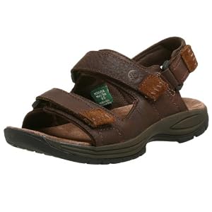Dunham Mens 445 Three-Strap Sandal by Dunham
