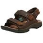 Dunham Men's 445 Three-Strap Sandal,Supple Brown,14 D US