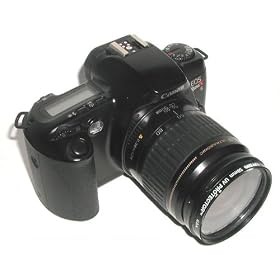 CANON REBEL XS 35mm FILM SLR CAMERA BODY AND LENS COMBO