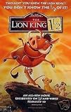 LiOn kiNg 1/2 Dvd OrIgInAl MoVie Poster SiNglE SiDeD 24x36