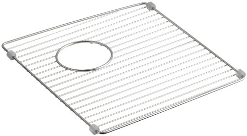 KOHLER K-6169-ST Brookfield Left-Hand Sink Rack, Stainless Steel