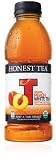 Honest Tea Certified Organic, Fair Trade Certified, Peach White Tea,  12 - 16.9-Ounce Bottles
