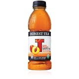 Honest Tea Certified Organic, Fair Trade Certified, Peach White Tea,  12 - 16.9-Ounce Bottles