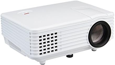 B2COOL Mini LED HD Portable Home Theater Multi-function 800 Lumens Projector with VGA TV USB HDMI AV AUDIO OUT Support 1080P (White)
