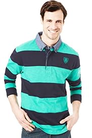 Blue Harbour Pure Cotton Cut & Sew Striped Polo Shirt
