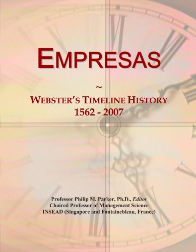Empresas: Webster's Timeline History, 1562 - 