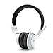 GranVela® Q8 Lightweight Foldable Wireless Bluetooth On-Ear Headphones with Microphone, Micro SD Card Player, FM Radio and 3.5mm Detachable Cable Stereo Headset - White