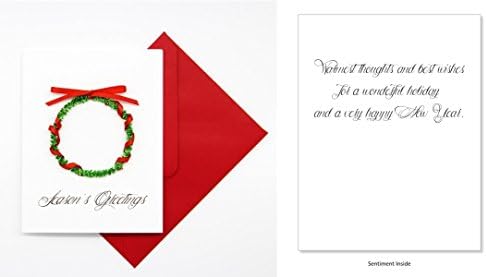My Inner Florist Happy Holidays - Assorted Handcrafted Holiday Greeting Cards and Envelopes