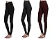 Women's 3 Pack Fleece Lined Leggings