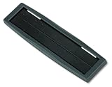 Fellowes 75906 Plastic Partition Additions Nameplate, 9w x 2-1/2h, Graphite, Carton of 12