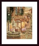 Evening at the Fountain by Gilles Archambault 15.75X19.75 Framed with Black Wood Frame 41FjrHjvKlL. SL160 Evening at the Fountain by Gilles Archambault 15.75X19.75 Framed with Black Wood Frame