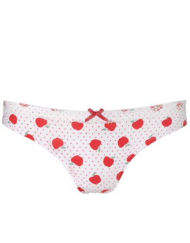 Accessorize Womens Apple Brazilian Brief