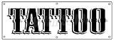 72 TATTOO BANNER SIGN shop artist signs gun neon