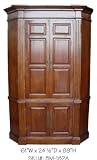 Fluted Column Corner Cupboard