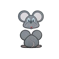 Maus 2-teilig Puzzle Tier Haustier B�GELBILD AUFN�HER APPLIKATION