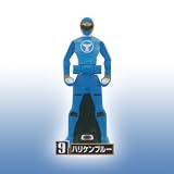 ガシャポン ガチャ 海賊戦隊ゴーカイジャー レンジャーキー６ 9：ハリケンブルー 単品 フィギュア バンダイイメージ
