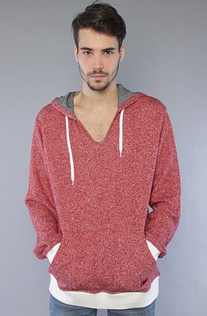 Freshjive The Shags Hoody in Biking Red,Sweatshirts 