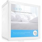LUCID Mattress Protector & Encasement - Bed Bug Proof - 100% Waterproof -15 Year Warranty - Vinyl Free - Twin Size