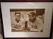Babe Ruth Lou Gehrig New York Yankees Glass/Wood Framed & Matted Photo