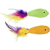SmartyKat Fish Flop Cat Toy Catnip Crinkle Toys 2 Pack