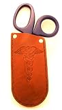 Brown Caduceus Leather Holster with Smith and Wesson Trauma Shears Brown Caduceus Leather Holster with Smith and Wesson Trauma Shears