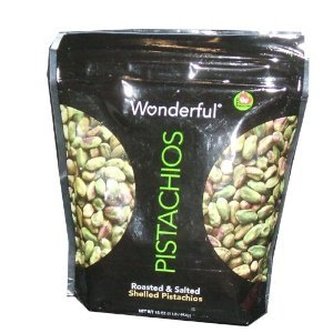 Wonderful Pistachios Roasted and Salted Shelled Pistachios 16 Ounce Bag