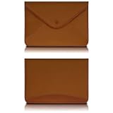 Beyza - Thinvelope Canvas - Sacoche en cuir pour MacBook - Tan-Tan